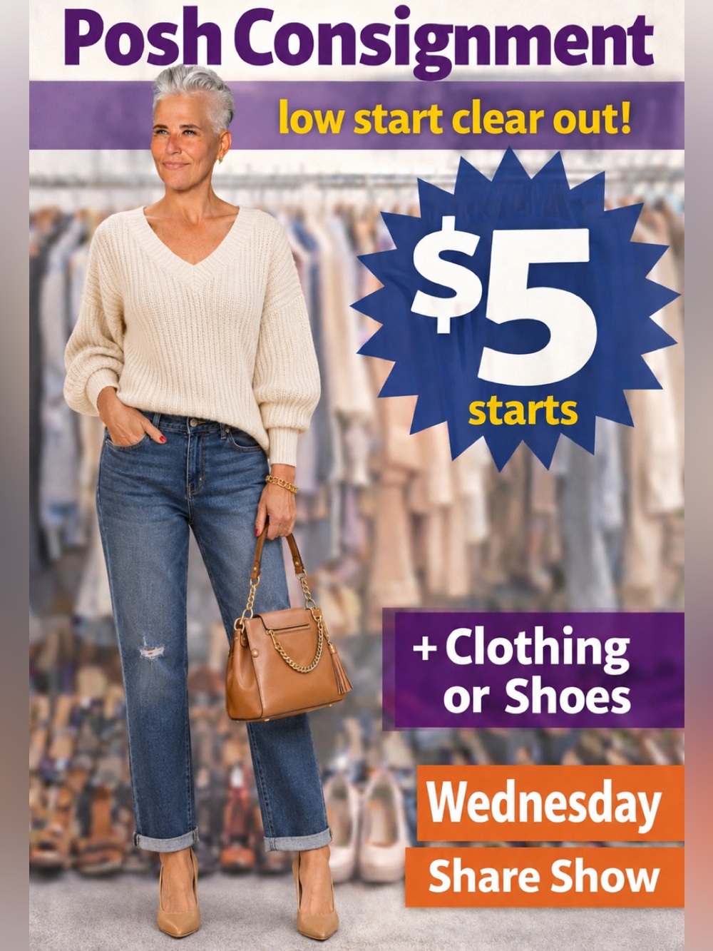 POSH CONSIGNMENT CLEAROUT!!! $5 STARTS - Picture 2 of 2